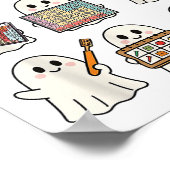 Speech Therapy Halloween Ghost Speech Language Pat Poster (Ecke)