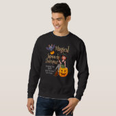 Speech Therapy Halloween Magical Therapist Hexe W Sweatshirt (Vorne ganz)