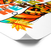 Speech Therapy Pumpkin Herbst Herbst Erntedank Ha Poster (Ecke)