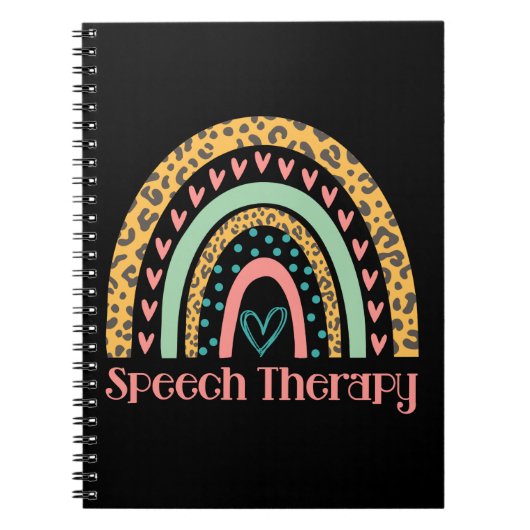 Speech Therapy Rainbow Speech Language Pathologe Notizblock (Vorderseite)