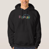 Speech Therapy Retro groovy retro SLP Speech Patho Hoodie (Vorderseite)
