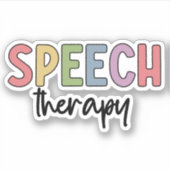 Speech Therapy SLP Speech Pathologe Geschenke Aufkleber (Vorderseite)