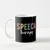 Speech Therapy SLP Speech Pathologe Geschenke Kaffeetasse (Links)