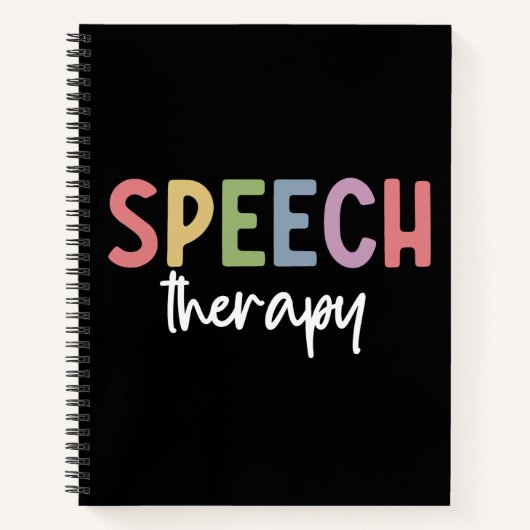 Speech Therapy SLP Speech Pathologe Geschenke Notizblock (Vorderseite)