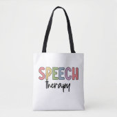 Speech Therapy SLP Speech Pathologe Geschenke Tasche (Vorderseite)