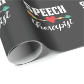 Speech Therapy Speech Language Pathologe SLP Geschenkpapier (Rolleneckpunkt)