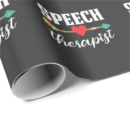 Speech Therapy Speech Language Pathologe SLP Geschenkpapier (Rolleneckpunkt)