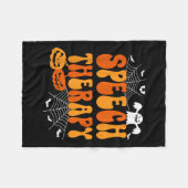 Speech Therapy Speech Therast Speech Pathology Hal Fleecedecke (Vorderseite (Horizontal))