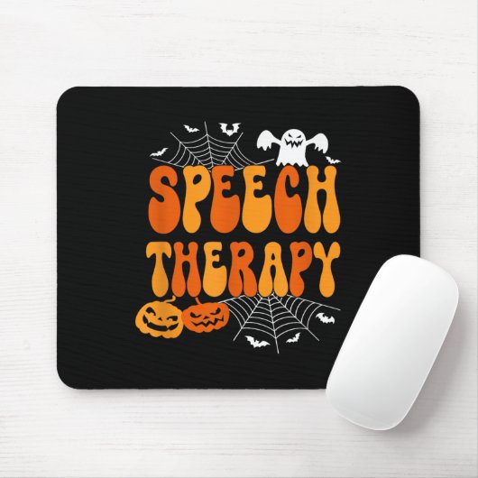 Speech Therapy Speech Therast Speech Pathology Hal Mousepad (Mit Mouse)