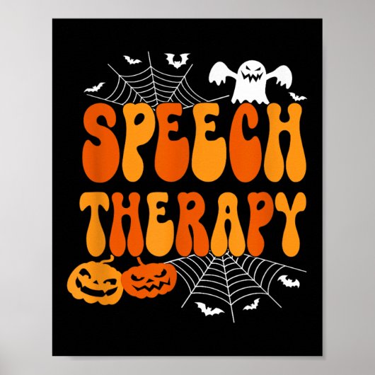 Speech Therapy Speech Therast Speech Pathology Hal Poster (Vorne)