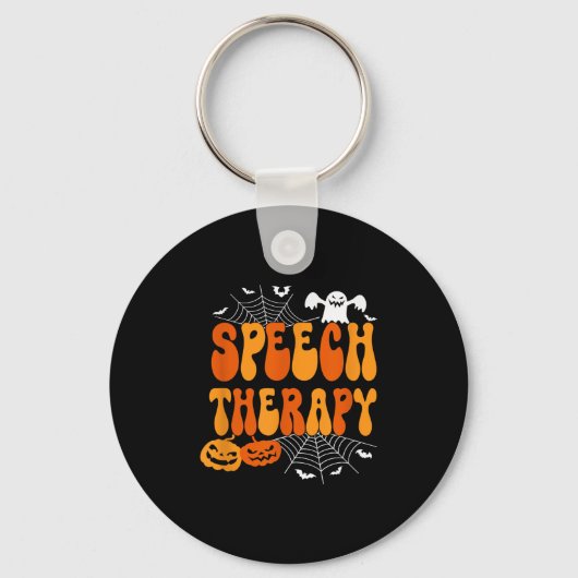 Speech Therapy Speech Therast Speech Pathology Hal Schlüsselanhänger (Vorderseite)