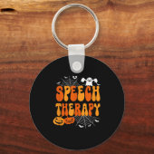 Speech Therapy Speech Therast Speech Pathology Hal Schlüsselanhänger (Vorderseite)