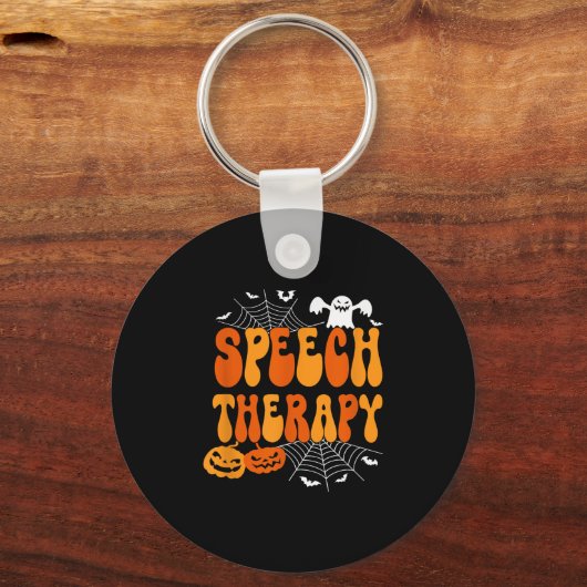 Speech Therapy Speech Therast Speech Pathology Hal Schlüsselanhänger (Vorderseite)