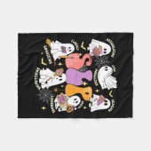 Speech Therapy Spooky Slp Halloween Niedlich Ghost Fleecedecke (Vorderseite (Horizontal))