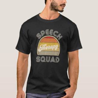 Speech Therapy Squad Frauen Retro Speech Therapist T-Shirt