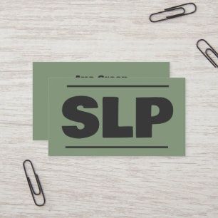 Speech Wellness Specialist SLP Visitenkarte