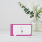 Speechbox - Geschäft Visitenkarte (Stehend Vorderseite)