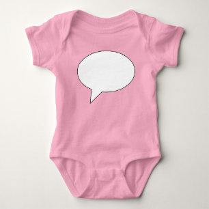 Speechbubble01whiteondark01 Baby Strampler