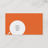 Speechbubble - Geschäft Visitenkarte (Rückseite)