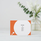 Speechbubble - mollig visitenkarte (Stehend Vorderseite)