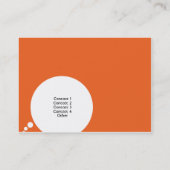 Speechbubble - mollig visitenkarte (Rückseite)