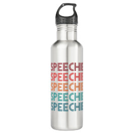 Speechie Retro Speech Pathology Pathologin SLP Edelstahlflasche