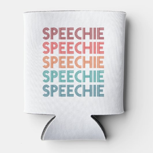 Speechie Retro Speech Pathology Pathologist SLP Dosenkühler (Vorderseite)