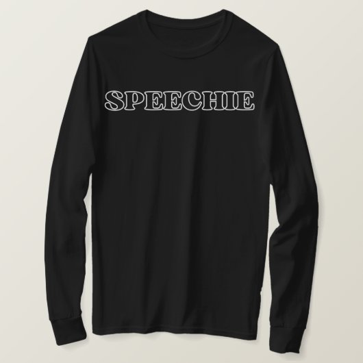 SPEECHIE-Shirt, Geschenk des Sprach-Pathologen, T-Shirt (Design vorne)