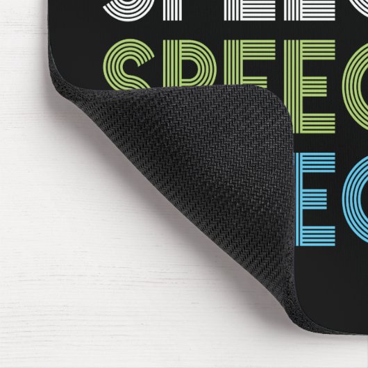 Speechie Speech Language Pathologist Therapist Mousepad (Ecke)
