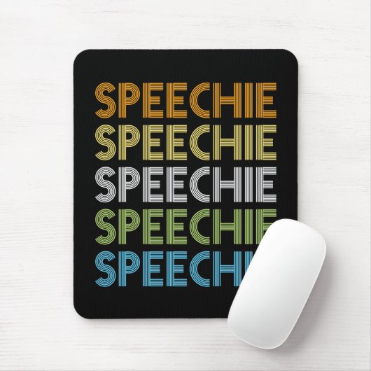 Speechie Speech Language Pathologist Therapist Mousepad (Mit Mouse)