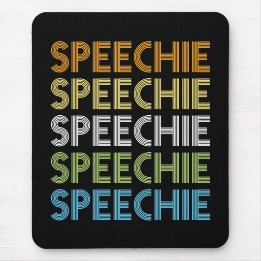 Speechie Speech Language Pathologist Therapist Mousepad (Vorne)