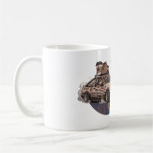 Speed and Coffee Car Enthusiast Mug Kaffeetasse (Links)