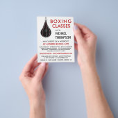 Speed Ball, Boxing Class Advert Flyer (Gruppe)
