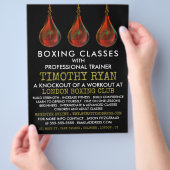 Speed Balls, Boxing Class Advert Flyer (Hand)