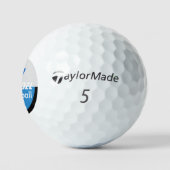Speed Blue Golf Ball (Logo)