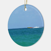 Speed Boat, Fort Lauderdale, Florida Keramik Ornament (Links)