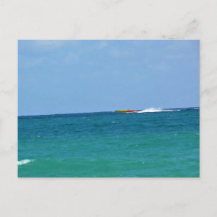 Speed Boat, Fort Lauderdale, Florida Postkarte
