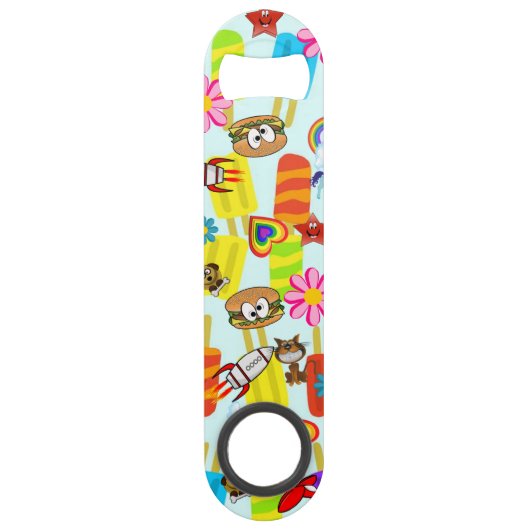 Speed Bottle Opener Hamburger Blumenspektakel Flaschenöffner (Vorderseite)