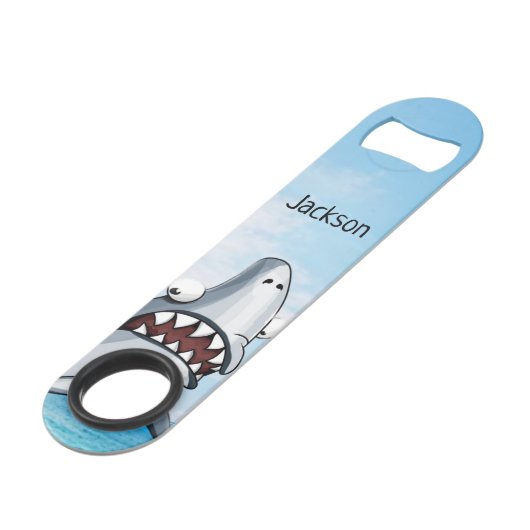 Speed Bottle Opener Shark Flaschenöffner (Rückseite Schrägansicht)