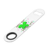 Speed Bottle Opener St. Patrick's Day Flaschenöffner (Rückseite Schrägansicht)
