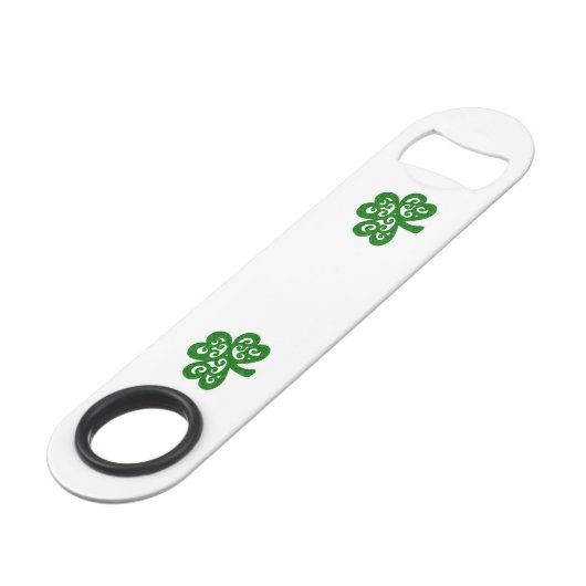 Speed Bottle Opener St. Patrick's Day Flaschenöffner (Rückseite Schrägansicht)