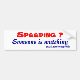 speed caution bumper stickers autoaufkleber