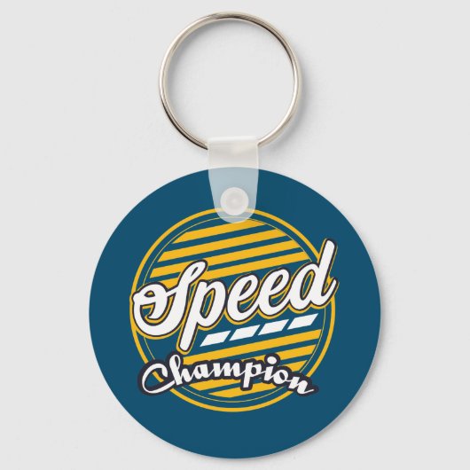 Speed Champion Schlüsselanhänger (Vorderseite)