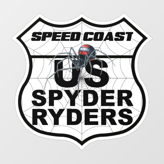 Speed Coast Chapter - Aufkleber Adler-Kapitel-Logo (Blatt)