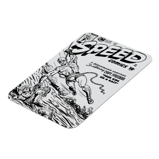 SPEED-Comicen der 1940er Jahre: Flexible Magnet (Linke Seite)