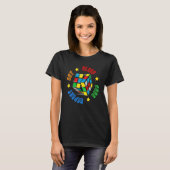 Speed Cuber Puzzle Cubing Cube's Magic Boys Girls T-Shirt (Vorne ganz)