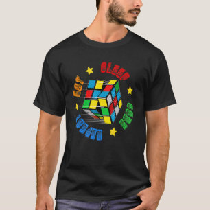 Speed-Cuber Puzzle-Cubing-Cubes Magie Jungen Mädch T-Shirt