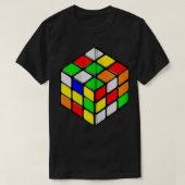 Speed Cubing Puzzle Cube for Men Women Zip T-Shirt (Design vorne)