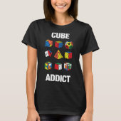 Speed Cubing Puzzle Cuber Cube Kids T-Shirt (Vorderseite)
