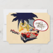 Speed Demon Birthday Feiertagskarte (Vorderseite)